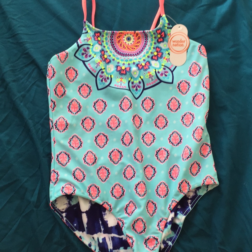 Reversible Girls Bathing Suit